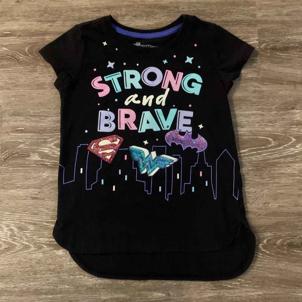 Girls superhero shirt